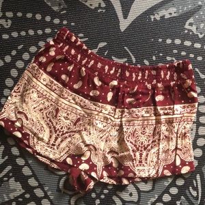 Angie Boho shorts size medium